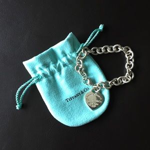 Tiffany & Co. heart tag charm bracelet